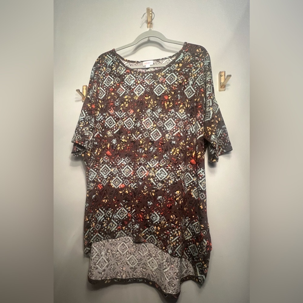Women's Multicolor Patterned Top